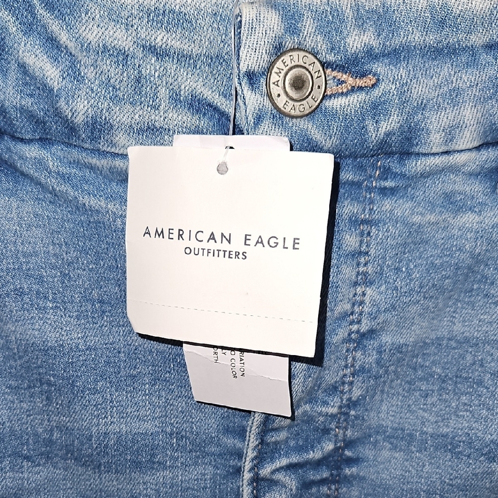 NWT American Eagle Super High Rise Flare Size 12 Short - Picture 7 of 8